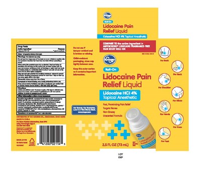 Label (92 53018 0324 Pkg Lidocaine Roll On)